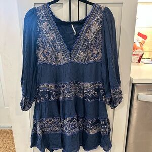 Free People Embroidered Dress